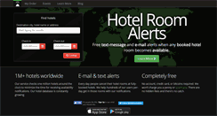 Desktop Screenshot of hotelroomalerts.com